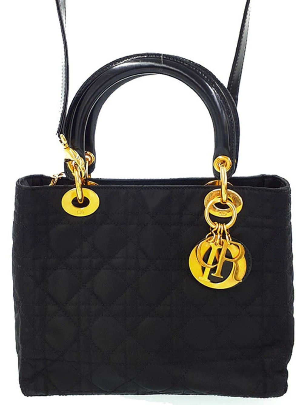 Christian Dior Cannage Quilted Lady Dior 2way bag